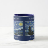 Starry Starry Night Love the Stars Zitat Tasse (Zentrum)