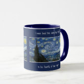 Starry Starry Night Love the Stars Zitat Tasse (VorderseiteRechts)
