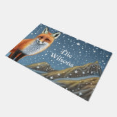 Starry Starry Night Storybook Fox Fußmatte (Schrägansicht)