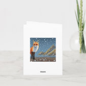 Starry Starry Night Storybook Fox Karte (Rückseite)