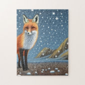 Starry Starry Night Storybook Fox Puzzle (Vertikal)