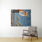 Starry Starry Night Storybook Fox Wandteppich (Beispiel (Horizontal))