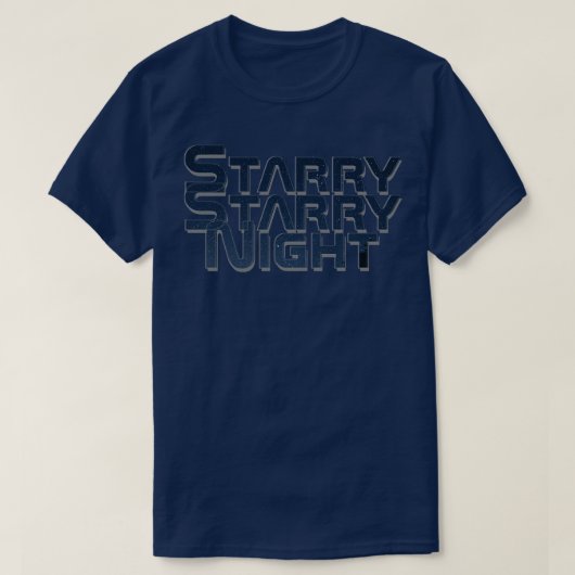 Starry Starry Night T-Shirt (Design vorne)