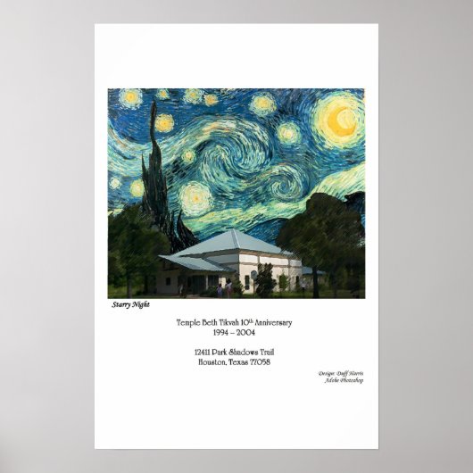 Starry Starry TBT Night Poster (Vorne)