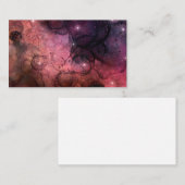 Starry Stars Weltraum Galaxy Muster Außenraum Visitenkarte (Vorne/Hinten)