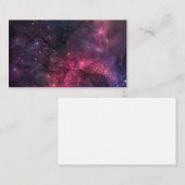 Starry Stars Weltraumgalaxie Planetenmuster Visitenkarte (Vorne/Hinten)