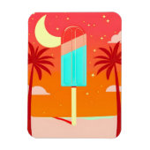 Starry Summer Palm Ice Oase Magnet (Vertikal)