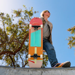Starry Summer Palm Ice Oase Skateboard