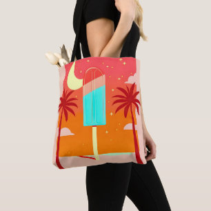 Starry Summer Palm Ice Oase Tasche