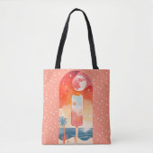 Starry Summer Tropical Night Tasche (Vorderseite)