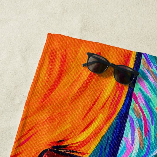 Starry Sunset Beach Handtuch von Florida Girl (Beispiel)