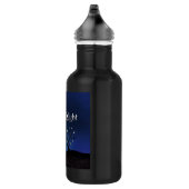 Starry Trees Stille Nacht Trinkflasche (Rechts)