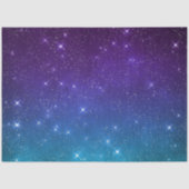 Starry twilight celestial night sky purple blue seidenpapier (Vorderseite)