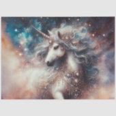 Starry Unicorn Fantasy Art Decoupage Seidenpapier (Vorderseite)