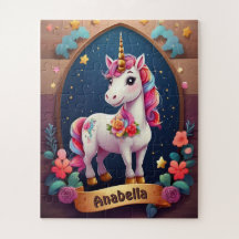 Starry Unicorn Träume Personalisiert