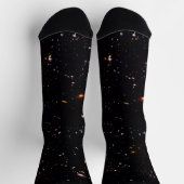 Starry universe deep space socken (Oben)