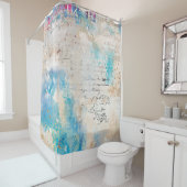 Starry Vibes Duschvorhang (Beispiel)