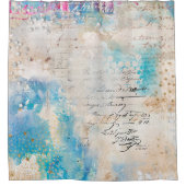 Starry Vibes Duschvorhang (Vorderseite)