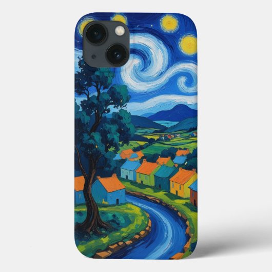 Starry Village Dreams Case-Mate iPhone Hülle (Rückseite)