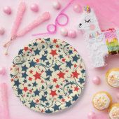 Starry Vintag Elegant 4. Juli Papierplatte Pappteller (Party)