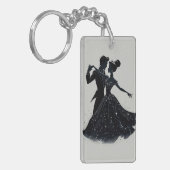 Starry Waltz Couple Schlüsselanhänger (Vorderseite links)
