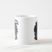 Starry Warmth - Lumberjack Anime Boy by Campfire Kaffeetasse (Mittel)