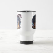 Starry Warmth - Lumberjack Anime Boy by Campfire Reisebecher (Mittel)