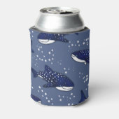 Starry Whale Shark (Dark) Dosenkühler (Kanne Rückseite)