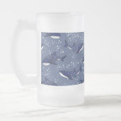 Starry Whale Shark (Dark) Mattglas Bierglas (Links)