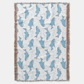 Starry Whale Shark (Light) Decke (Vorderseite Vertikal)