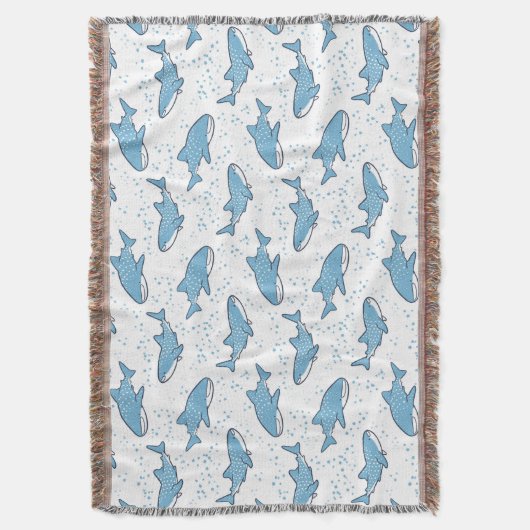 Starry Whale Shark (Light) Decke (Vorderseite Vertikal)