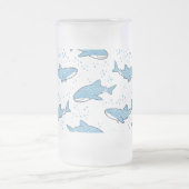 Starry Whale Shark (Light) Mattglas Bierglas (Mittel)