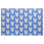 Starry White Guardian Angel Kunststoffe Stoff (Fat Quarter (45,7 x 55,9 cm))
