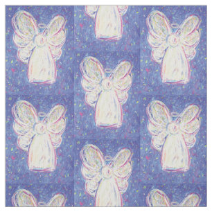 Starry White Guardian Angel Kunststoffe Stoff