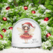 Starry Winged Fairy Holiday Card Schneekugeln (Weihnachten)