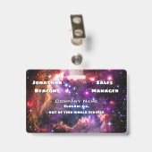 Starry Wingtip von Small Magellanic Cloud Ausweis (Back with Clip)