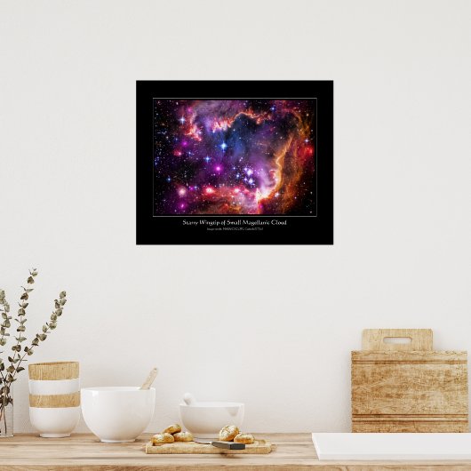 Starry Wingtip von Small Magellanic Cloud Poster (Küche)