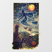 Starry Witch Fensteraufkleber (Blatt)
