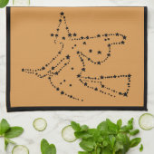 Starry Witch Geschirrtuch (Gefaltet)