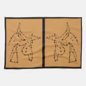 Starry Witch Geschirrtuch (Horizontal)