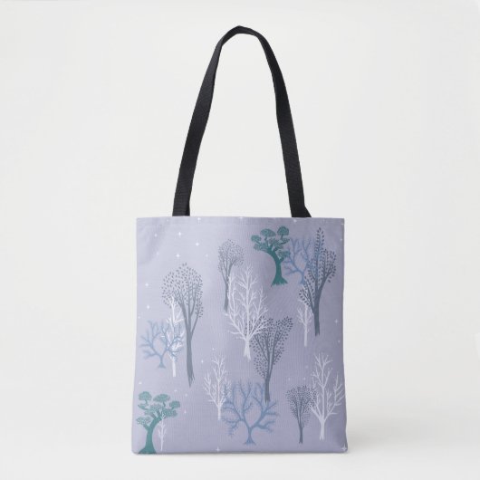 Starry Wood Tote Bag Tasche (Vorderseite)
