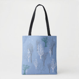 Starry Woods Tasche Aqua Blue