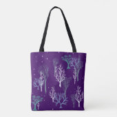 Starry Woods Tasche Tief Lila (Rückseite)