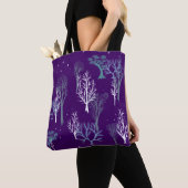 Starry Woods Tasche Tief Lila (Von Nahem)