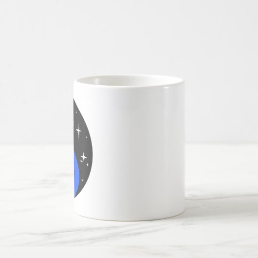 " Starry Ying Yang Symbol " Kaffeetasse (Mittel)