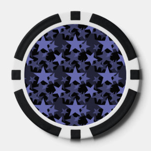 Stars 3 Violet Tulip Pokerchips
