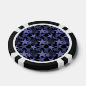 Stars 3 Violet Tulip Pokerchips (Einzeln)