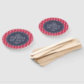 Stars 4. Juli Unabhängigkeitstag Hand Fan Fächer (Non-assembled)