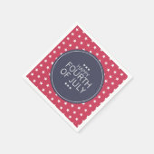 Stars 4. Juli Unabhängigkeitstag Papier Napkins Serviette (Ecke)