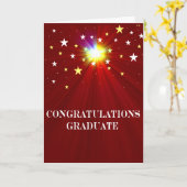 Stars Abschluss Grußkarte Karte (Gelbe Blume)